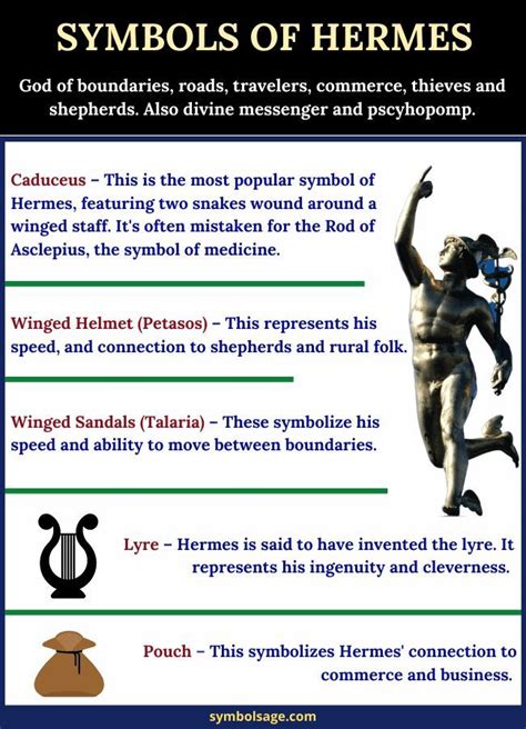 what animal represents hermes.